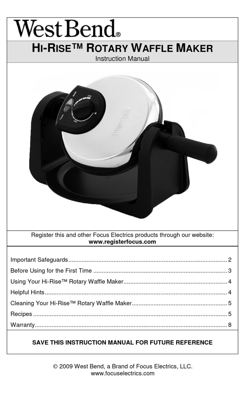 West Bend HI-RISE 6200 instruction manual
