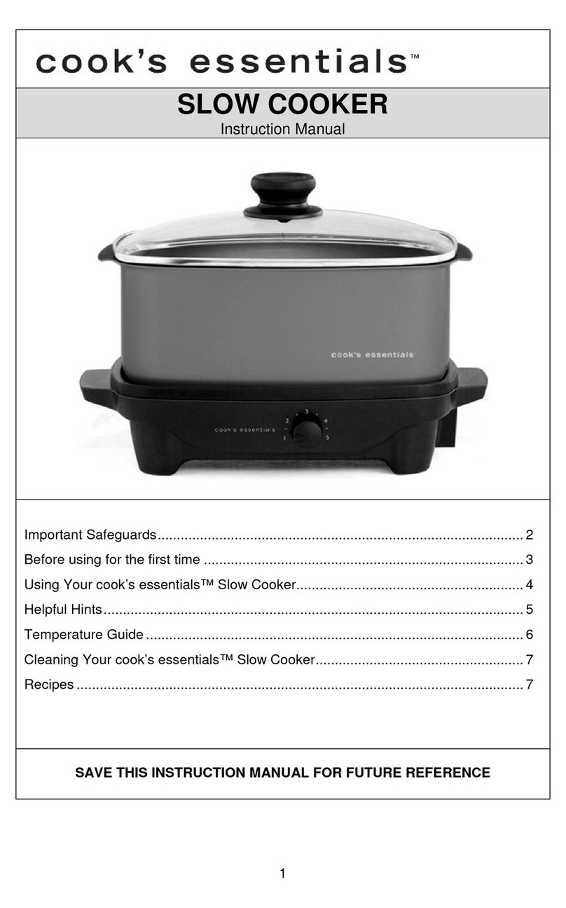 Cook's essentials cook's essentials 84906 instruction manual