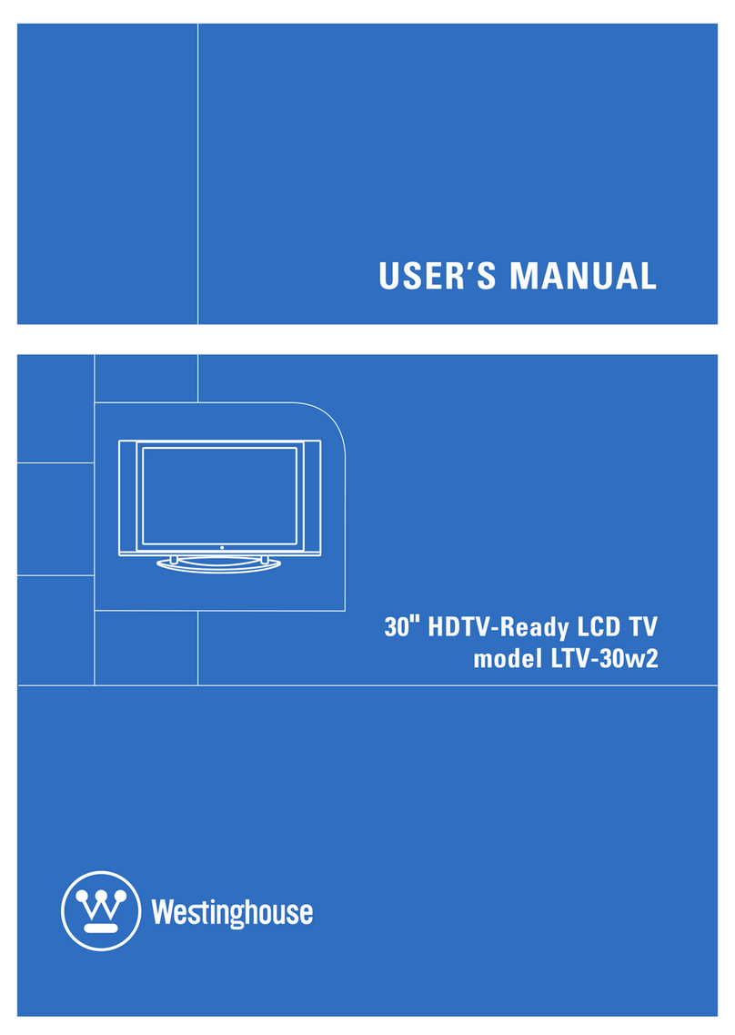 Westinghouse LTV30W2 - 30" LCD TV User manual Westinghouse LTV30W2 - 30" LCD TV User manual