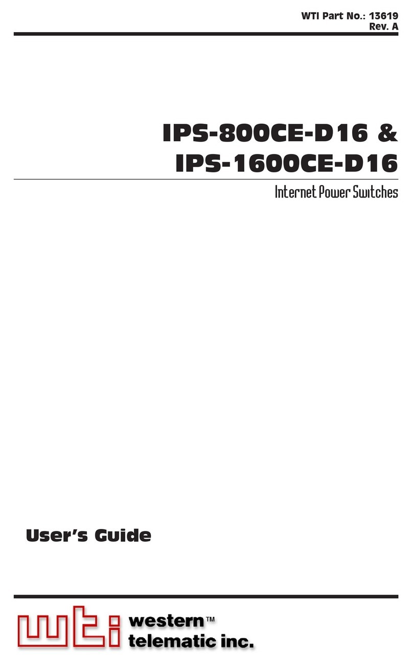 Western Telematic IPS-800CE-D16, IPS-1600CE-D16 user guide