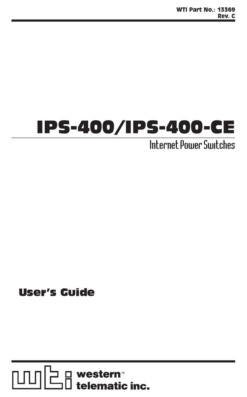 WTI IPS-400 User manual