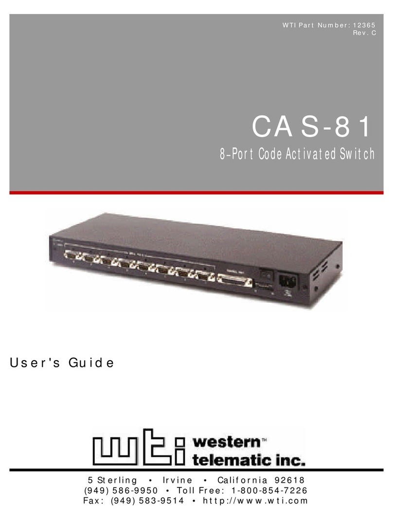 WTI CAS-81 user guide