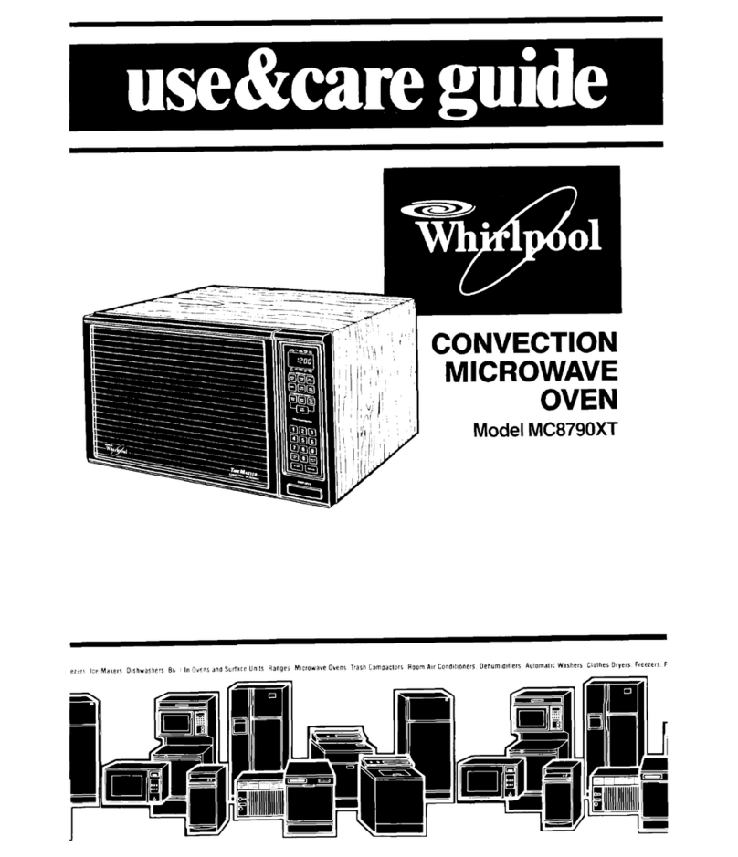 Whirlpool MCB790XT Use & care guide