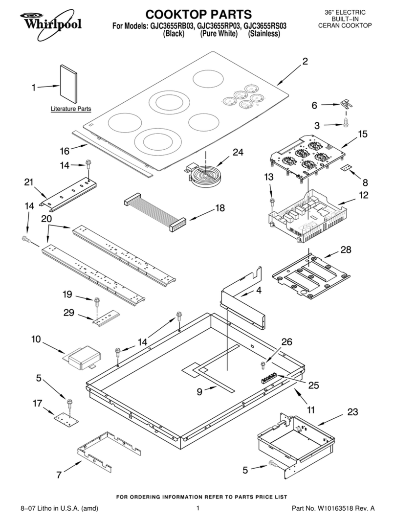 Whirlpool GJC3655RB03 parts list