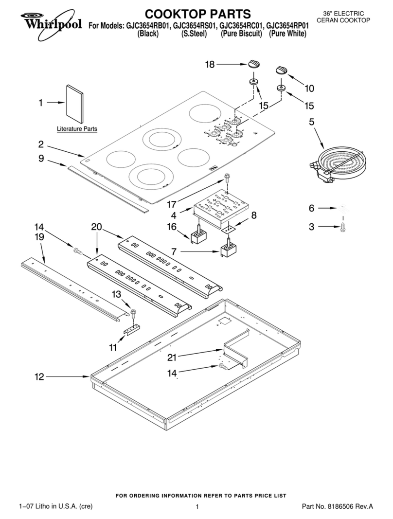 Whirlpool GJC3654RB01 parts list