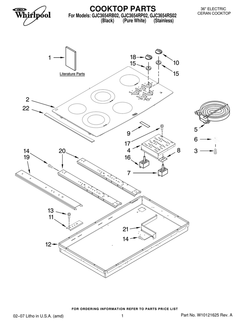 Whirlpool GJC3654RB02 User manual