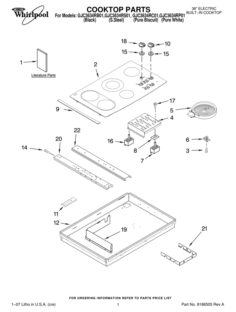 Whirlpool GJC3634RB01 parts list