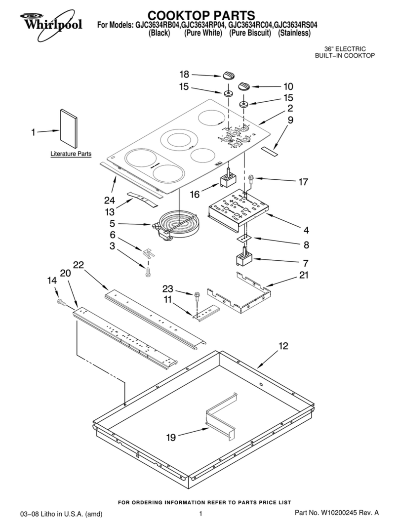 Whirlpool GJC3634RB04 parts list