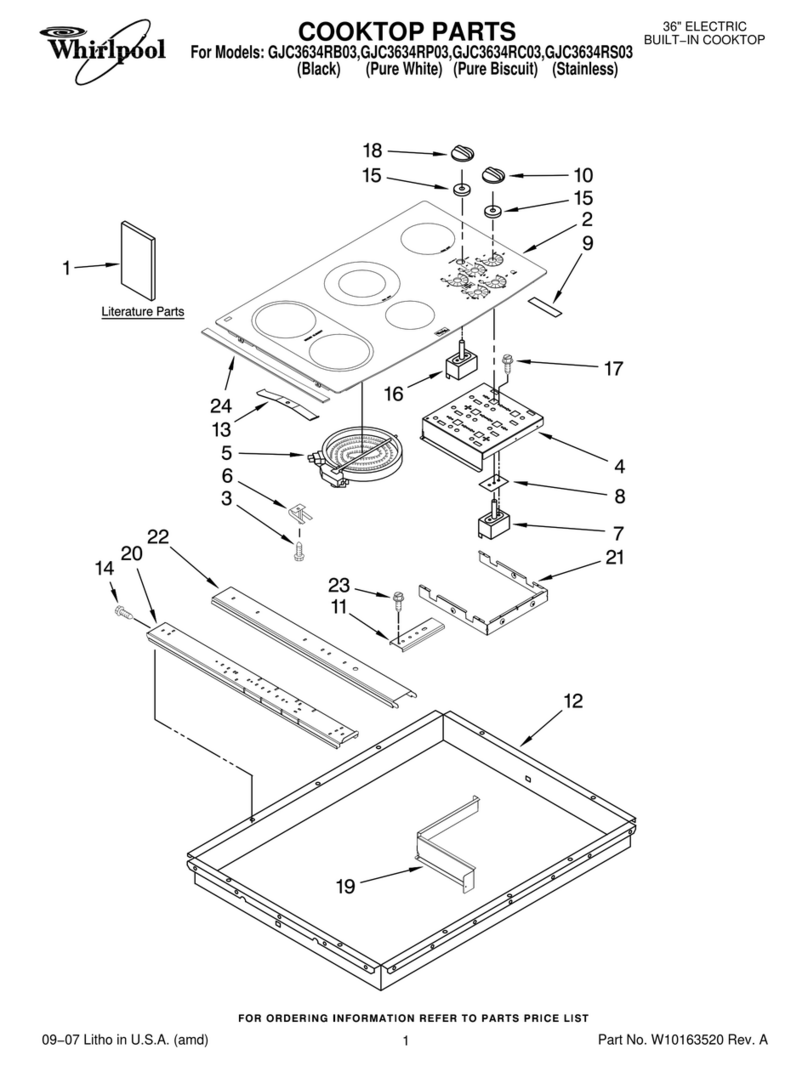 Whirlpool GJC3634RB03 parts list