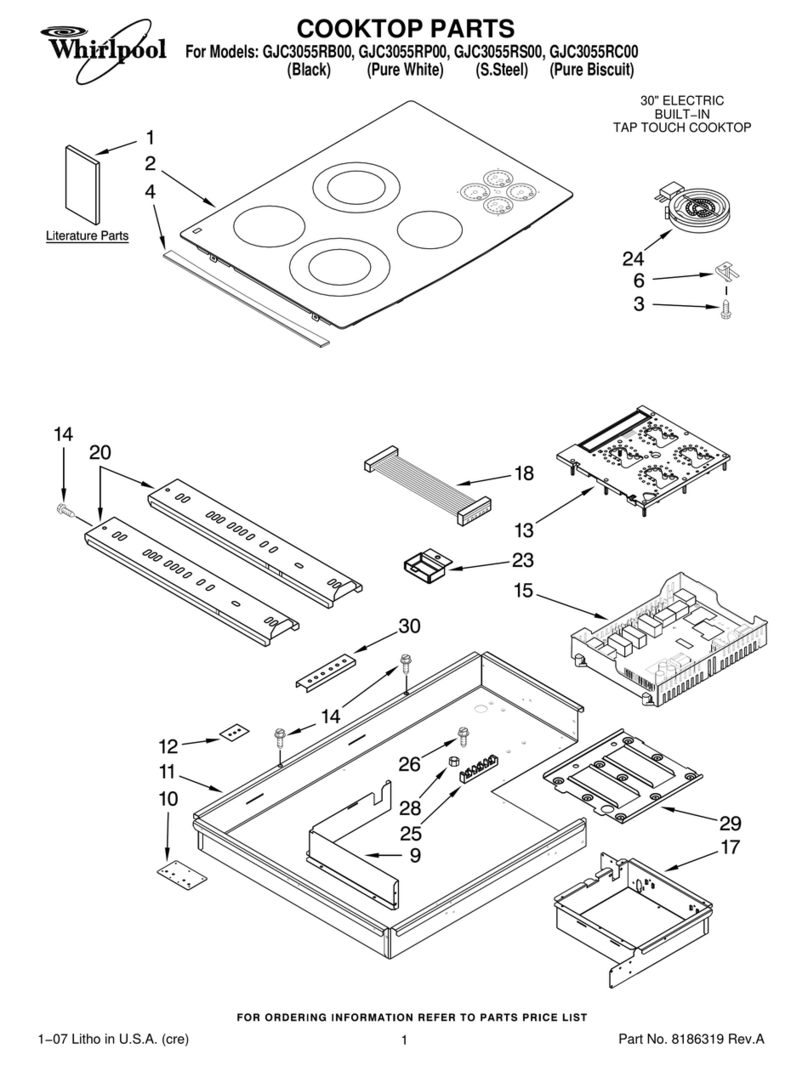 Whirlpool GJC3055RB00 parts list