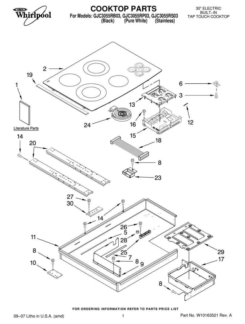 Whirlpool GJC3055RB03 parts list