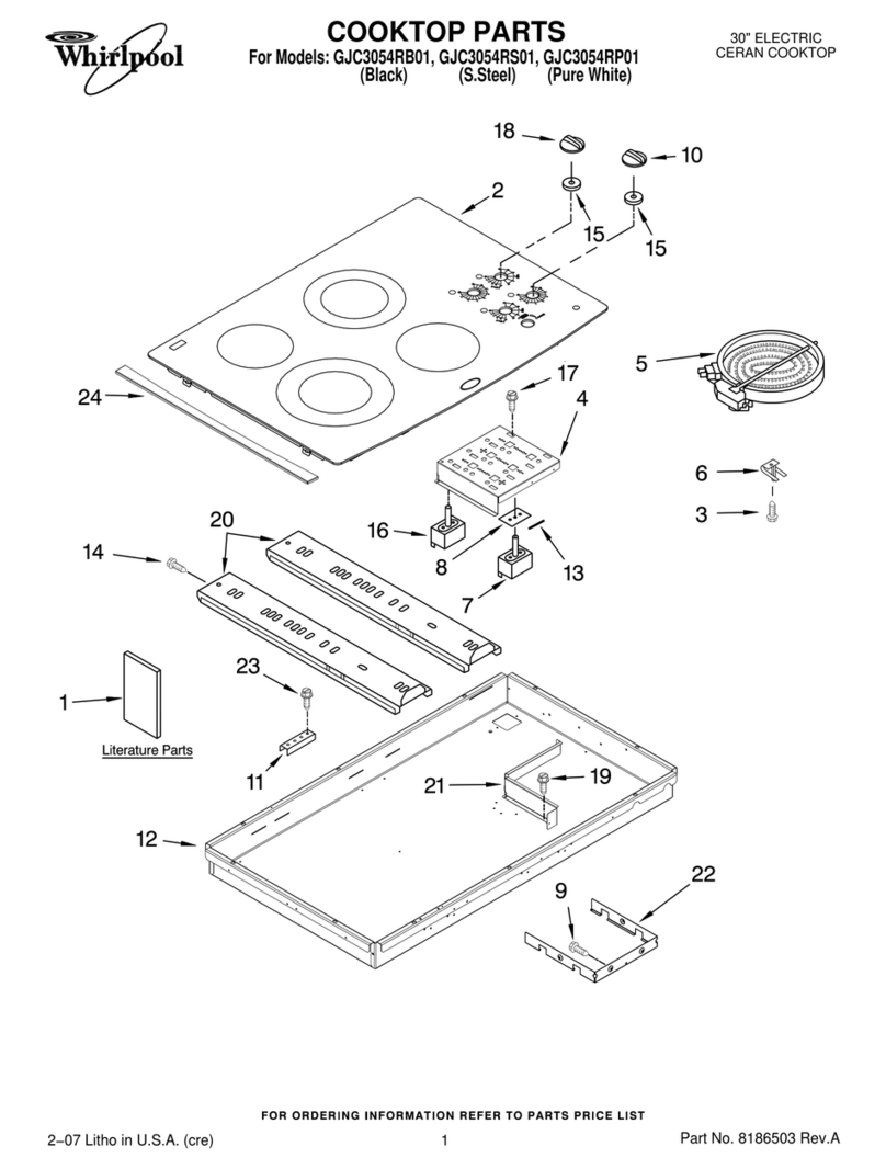 Whirlpool Gold GJC3054R parts list