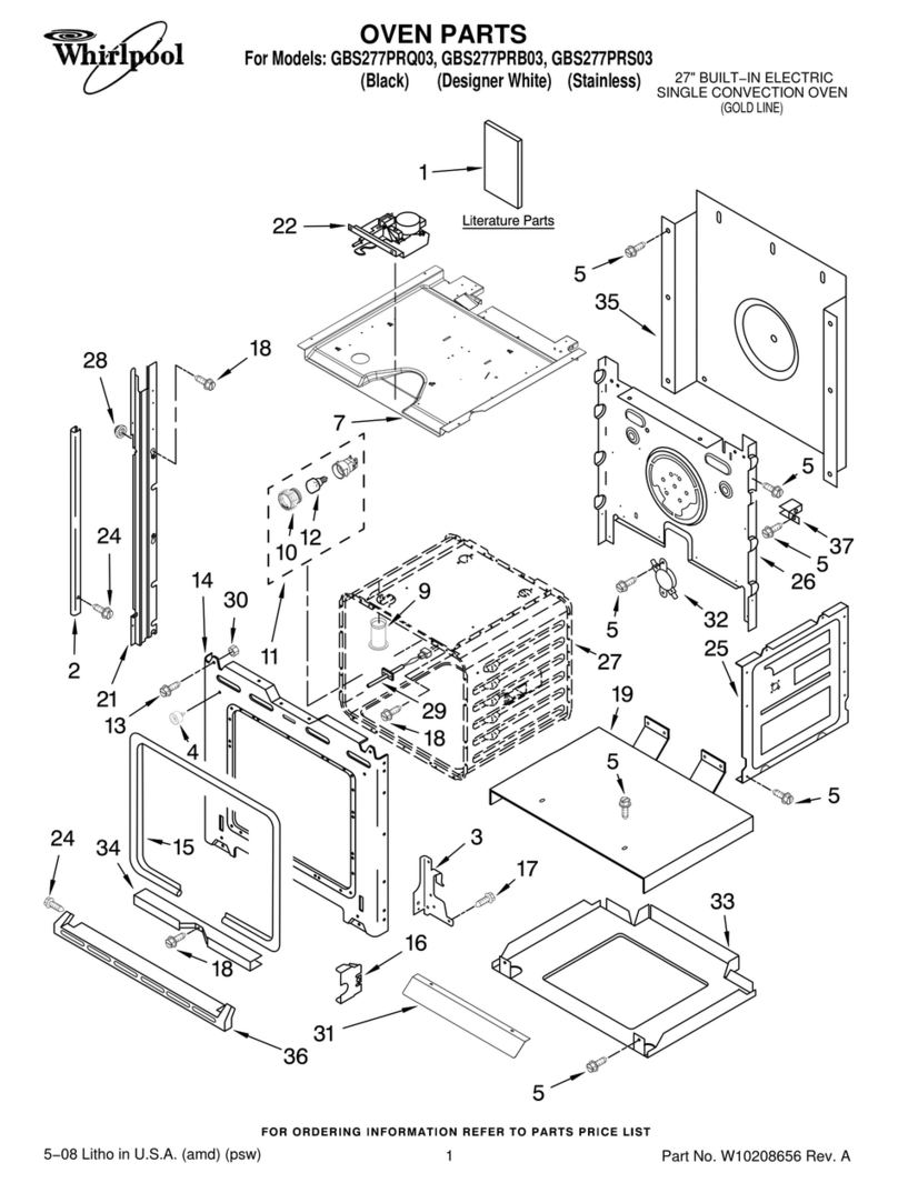 Whirlpool GBS277PRB03 parts list