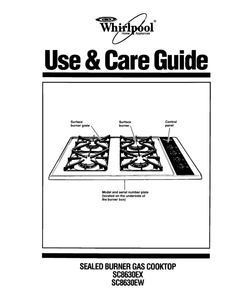 Whirlpool SC863OEW Use & care guide
