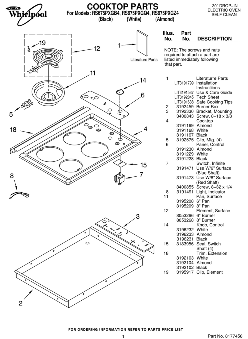 Whirlpool RS675PXGB4 parts list