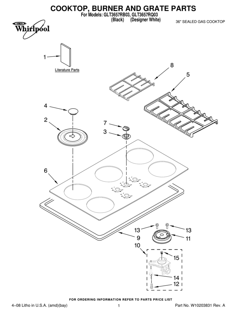 Whirlpool GLT3657RB03 parts list