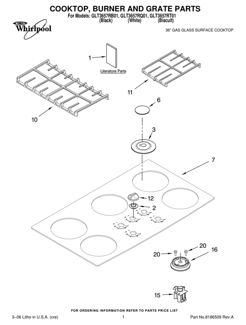 Whirlpool GLT3657RB01 parts list