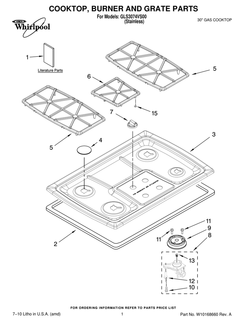Whirlpool GLS3074VS00 parts list