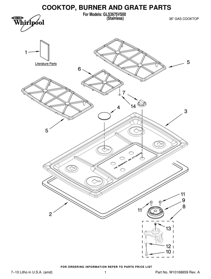 Whirlpool GLS3675VS00 parts list