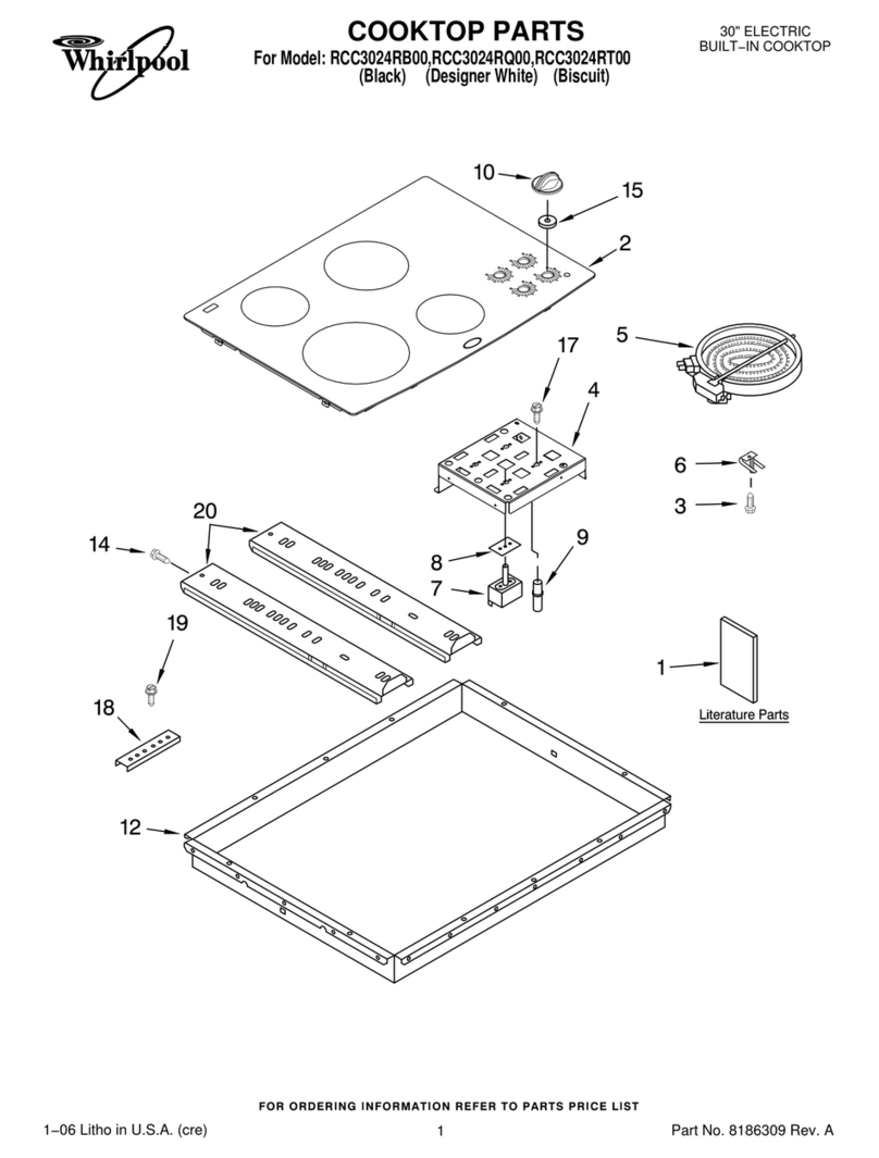 Whirlpool RCC3024RB00 parts list