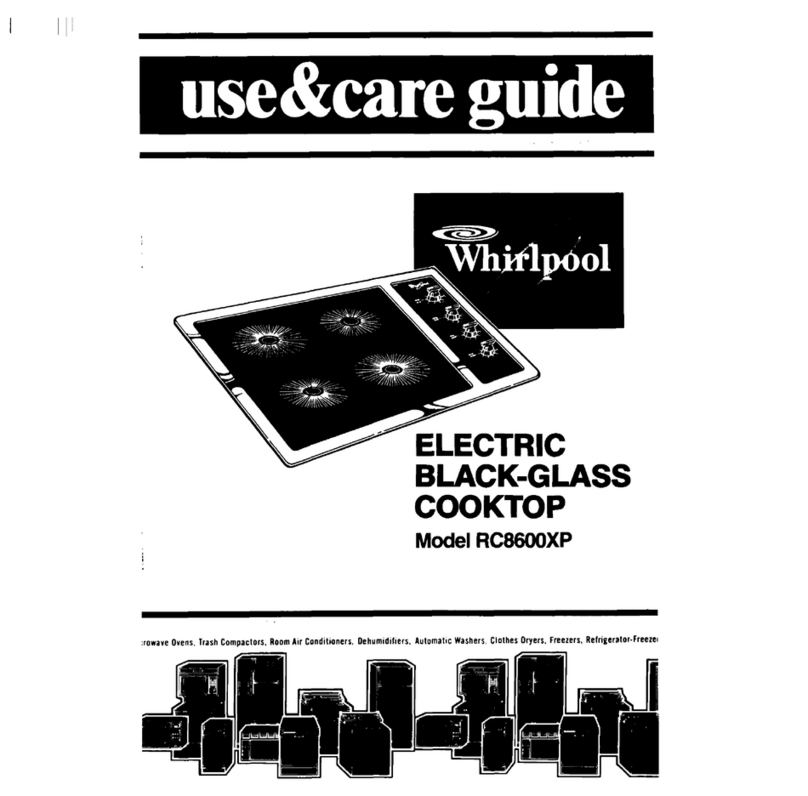 Whirlpool RC86OOXP User manual