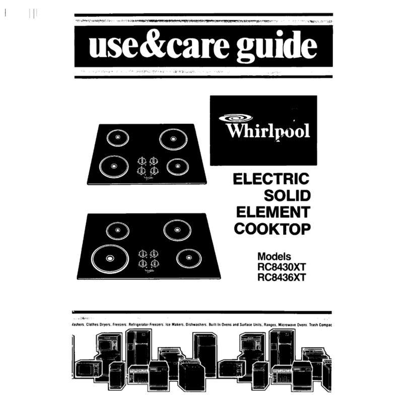 Whirlpool RC8430XT Use & care guide