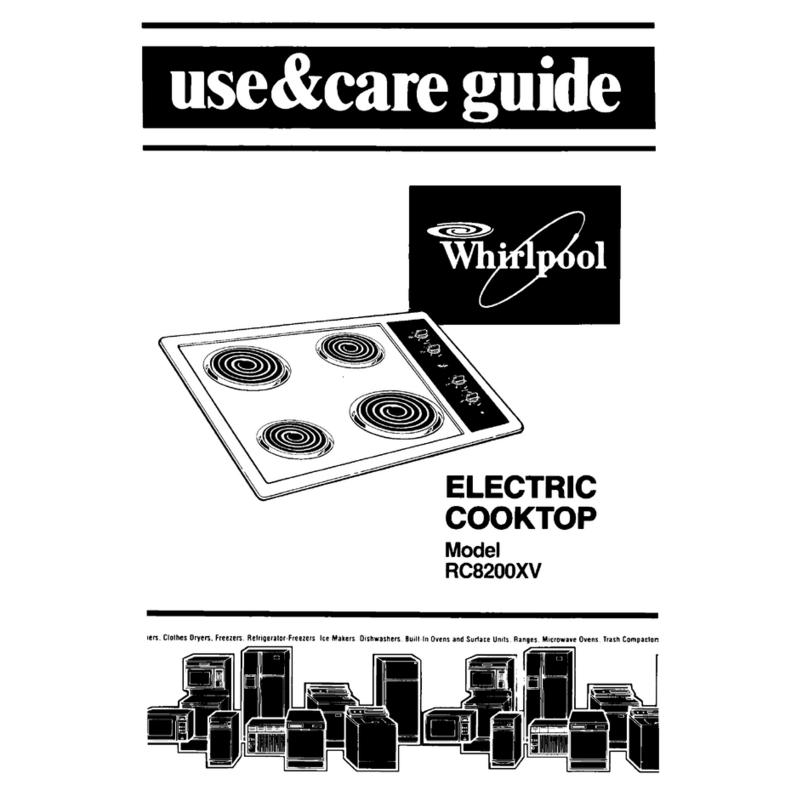 Whirlpool RC8200XV User manual