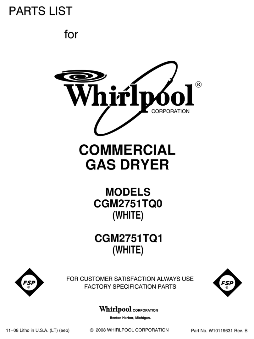 Whirlpool CGM2751TQ0 parts list