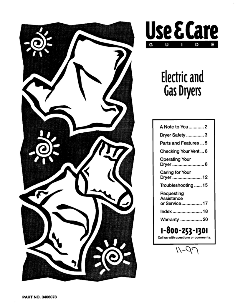 Whirlpool BYCD3722W0 User manual
