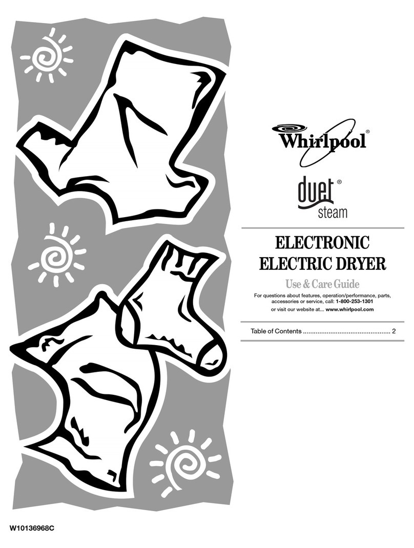 Whirlpool Duet W10136968C Use and care guide