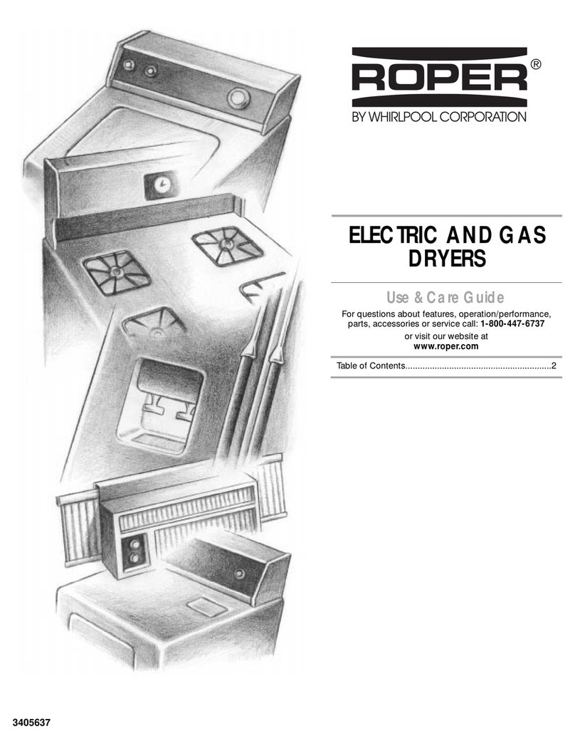 Roper Roper REX3614JW0 Use and care guide