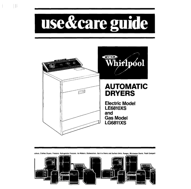 Whirlpool LG6811XS Use & care guide
