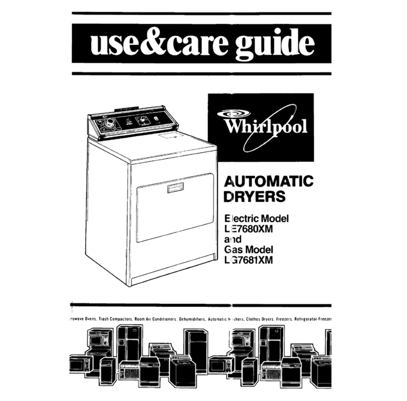 Whirlpool LE-7680XM Use & care guide