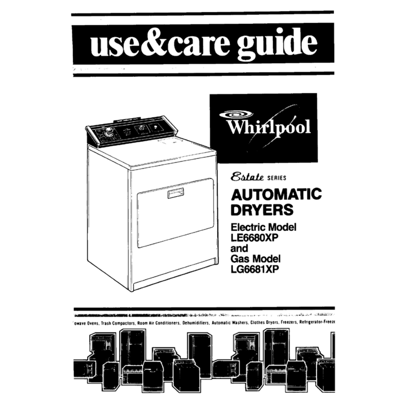 Whirlpool LE6660XP User manual