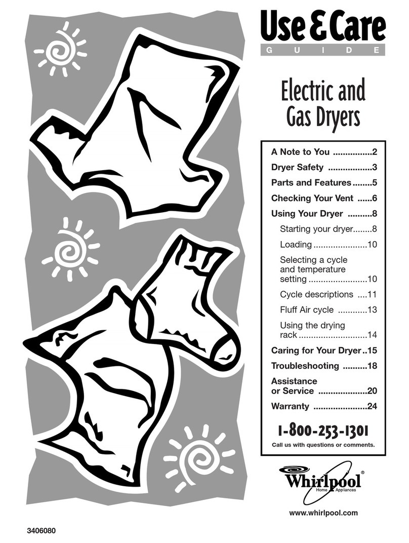 Whirlpool LER5600HQ0 User manual