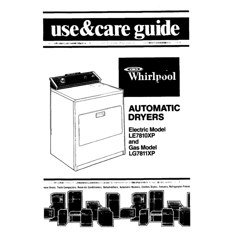 Whirlpool LE781OXP Use & care guide