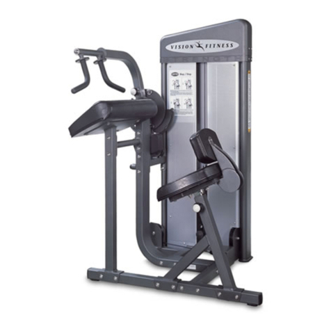 Vision Fitness ST770 Assembly and owner's manual