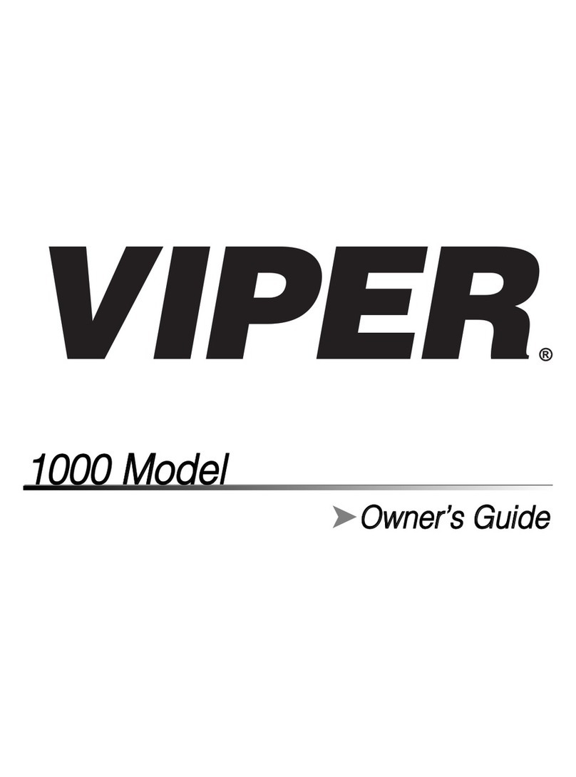 Viper 1000 User manual