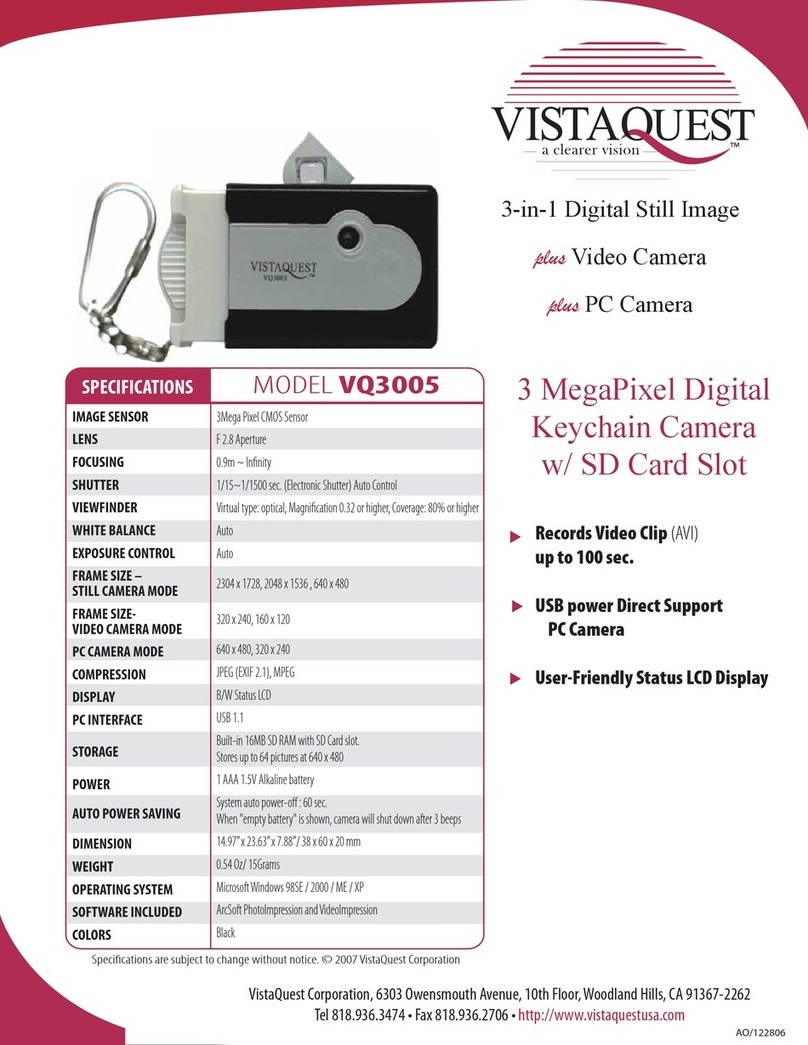 VistaQuest VQ-3005 Specifications