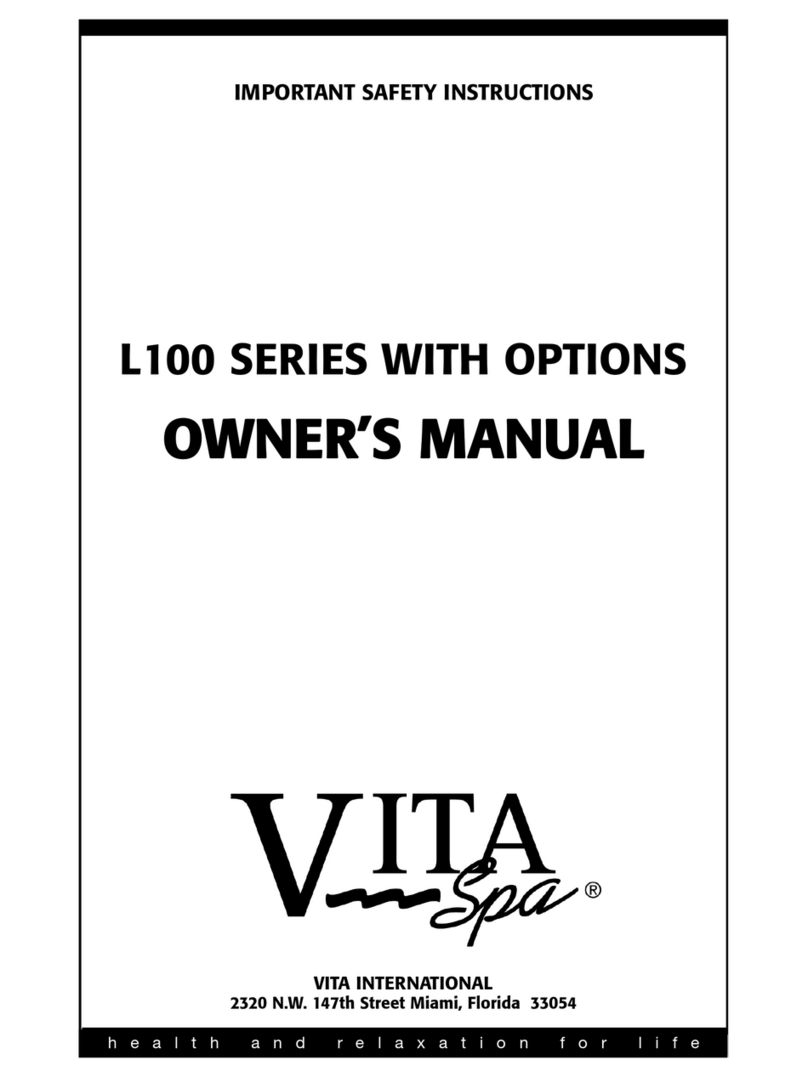 Vita Spa L100 SERIES User manual