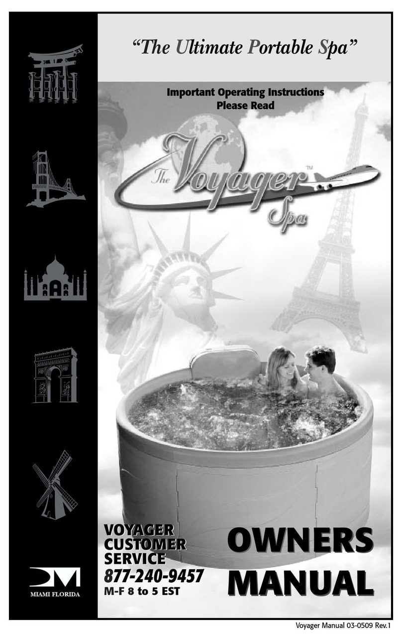 DM Industries Portable Spa owner's manual