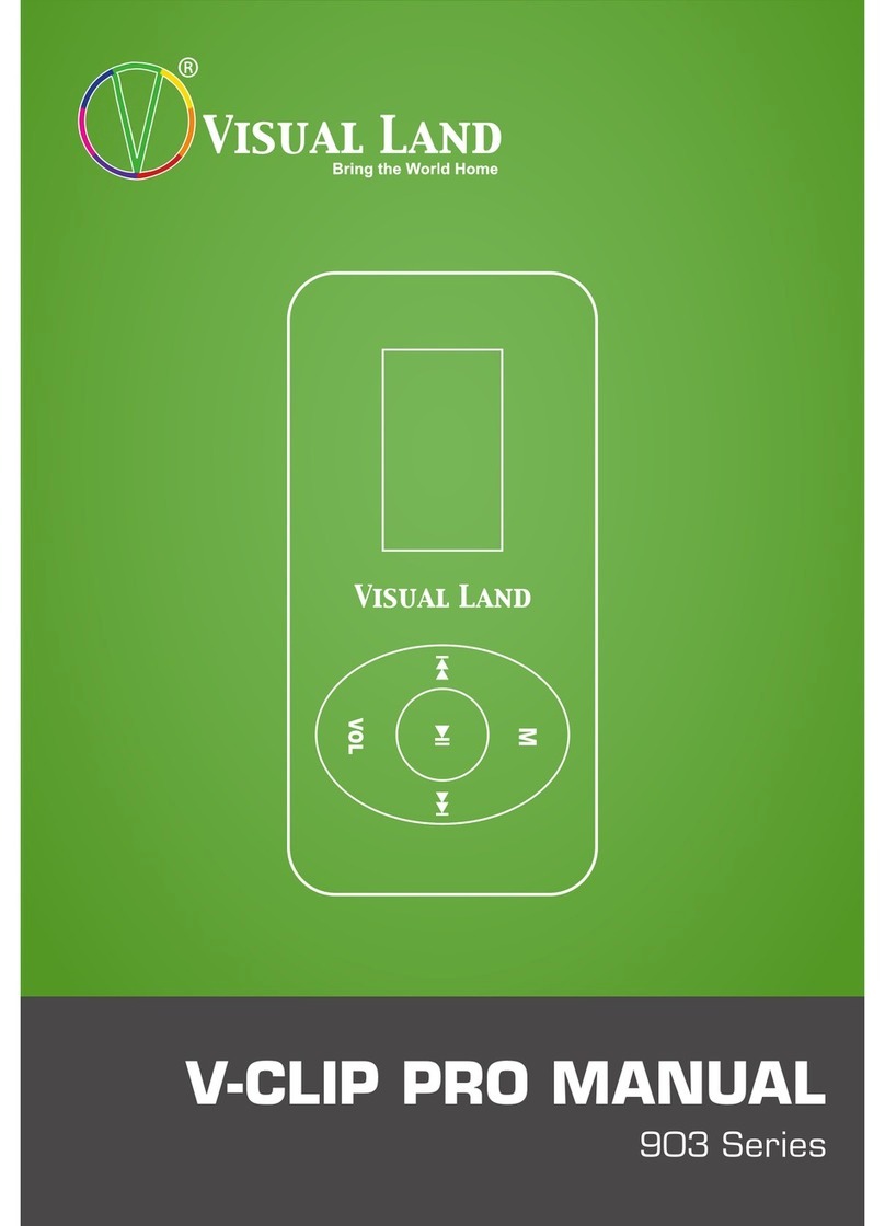 Visual Land V-CLIP PRO 903 Series User manual