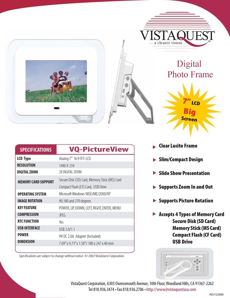 VistaQuest 16:9TFT-LCD User manual