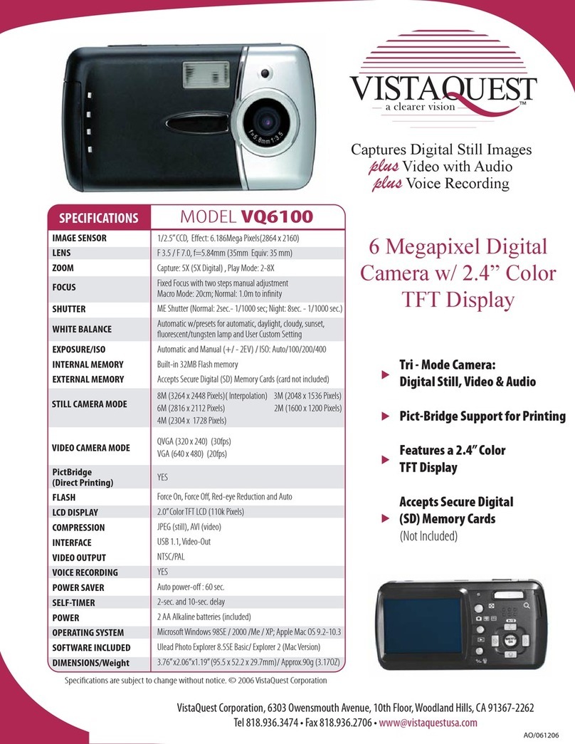 VistaQuest VQ6100 Specifications