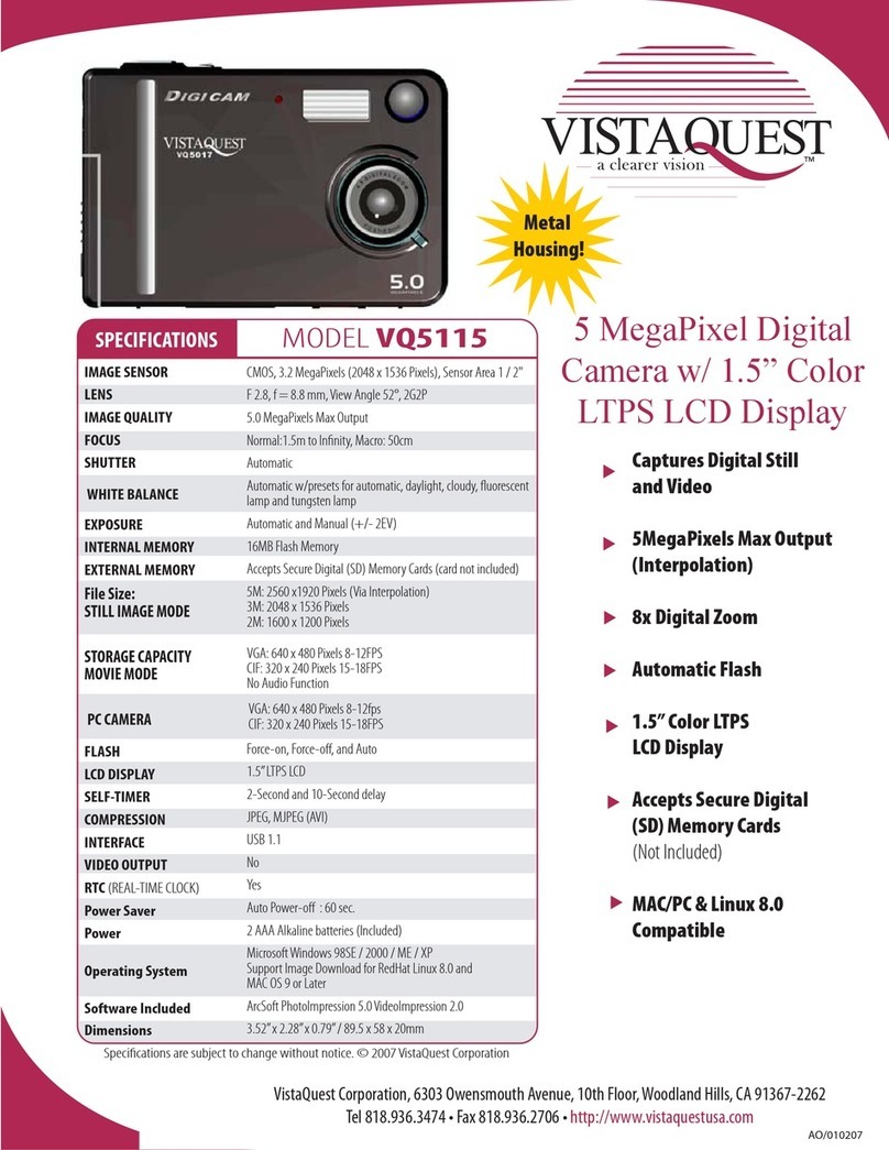 VistaQuest VQ5115 User manual VistaQuest VQ5115 User manual