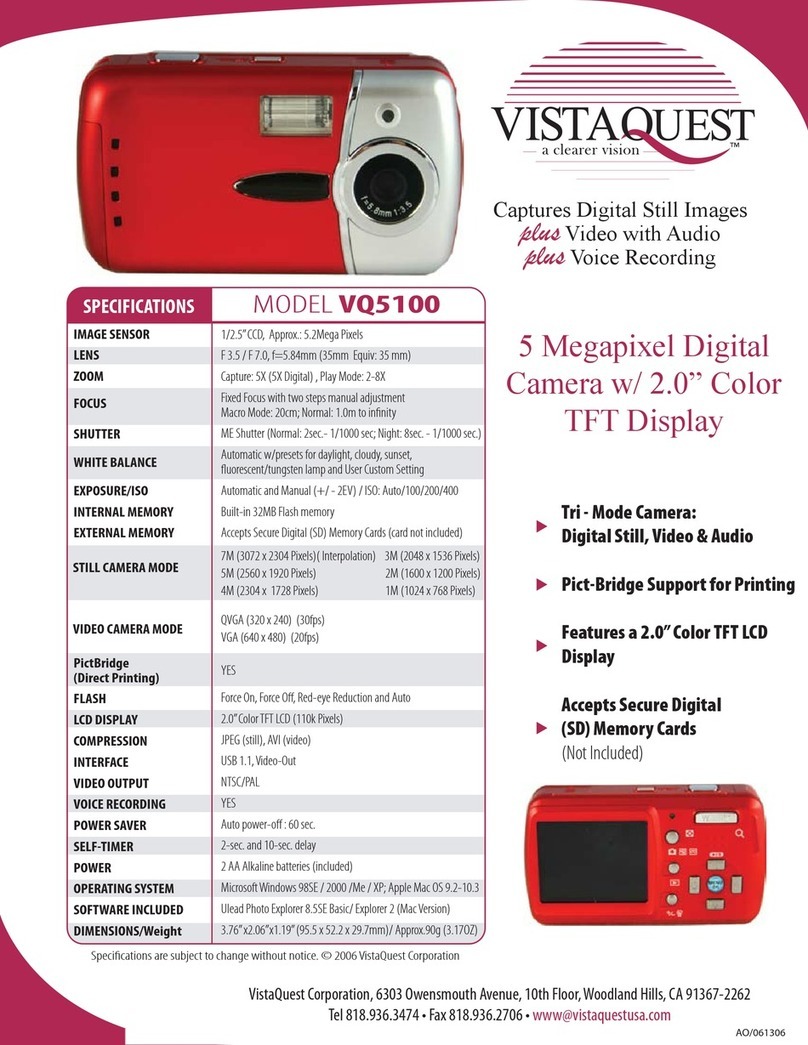 VistaQuest VQ5100 Specifications