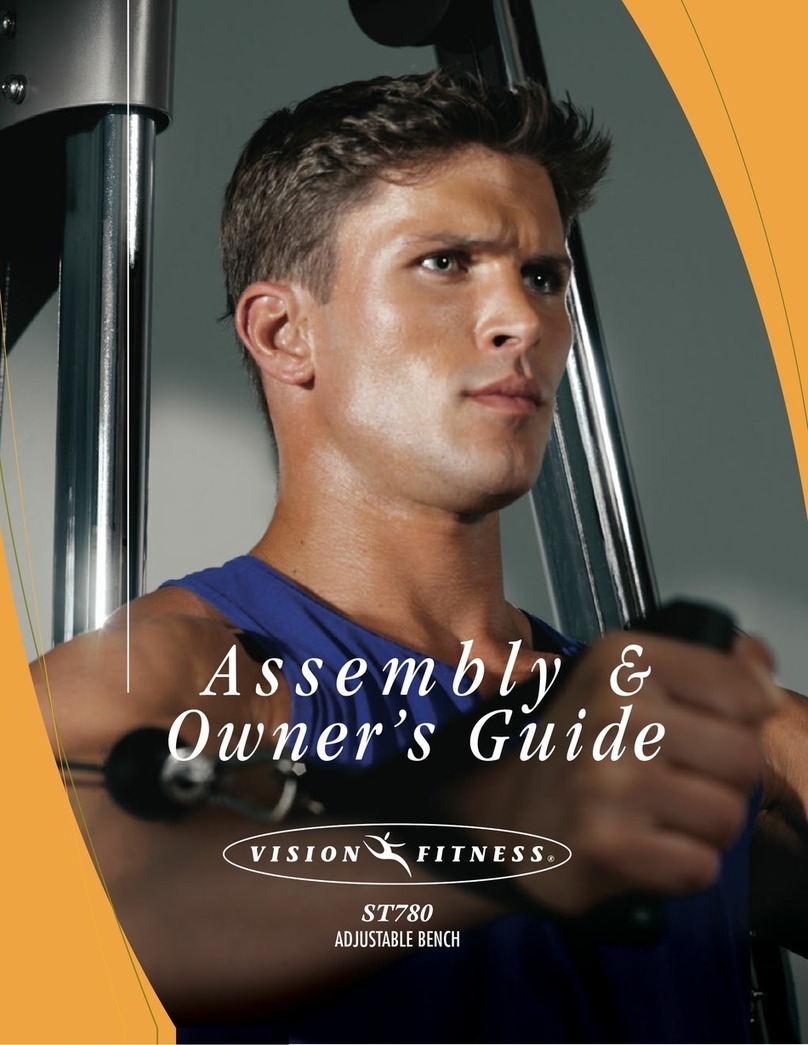 Vision Fitness ST780 owner's guide