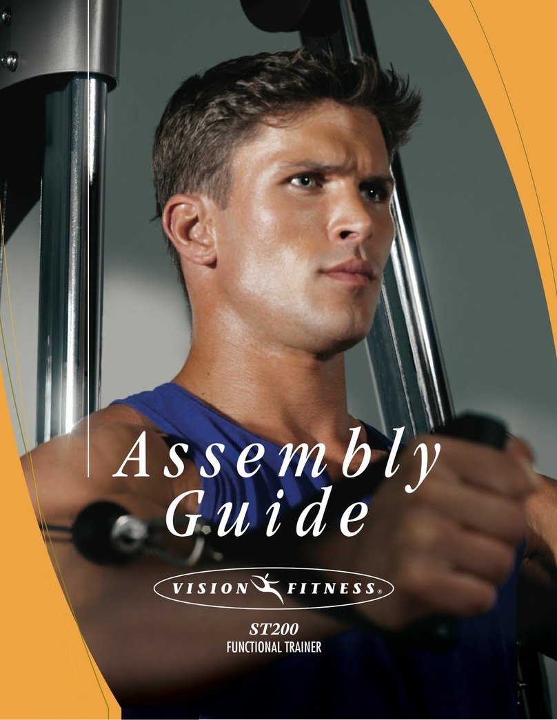 Vision Fitness ST200 Assembly guide