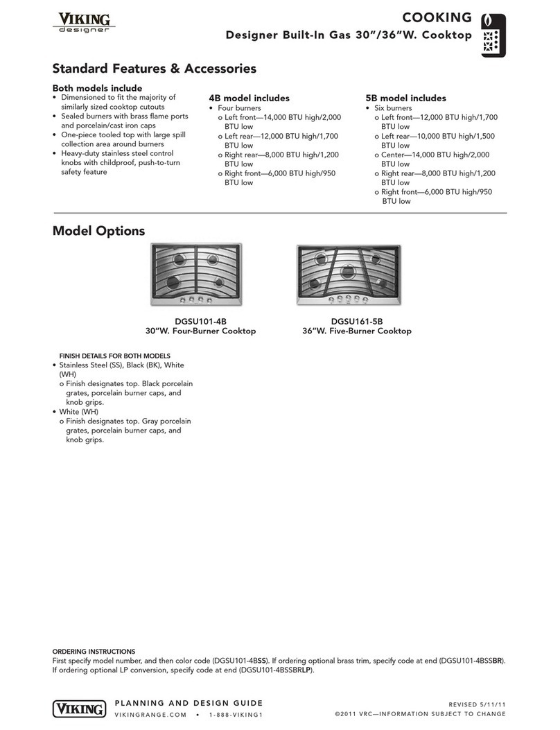 Viking Designer DGSU100-4B User manual