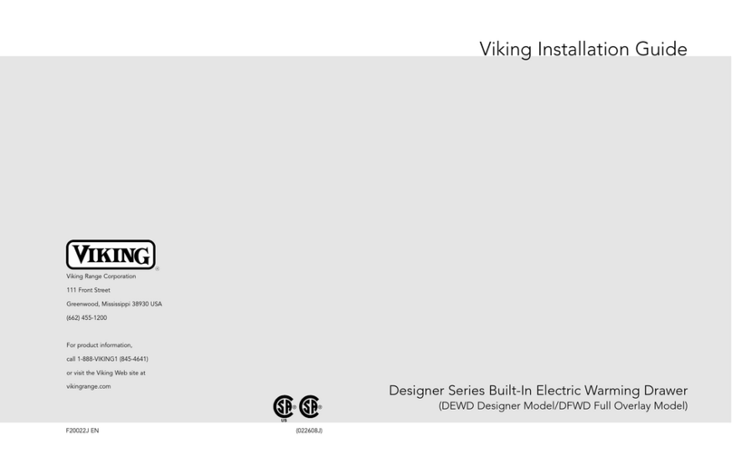 Viking Designer Series installation guide